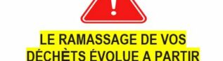Le ramassage de vos déchets évolue à partir du 1er janvier 2025